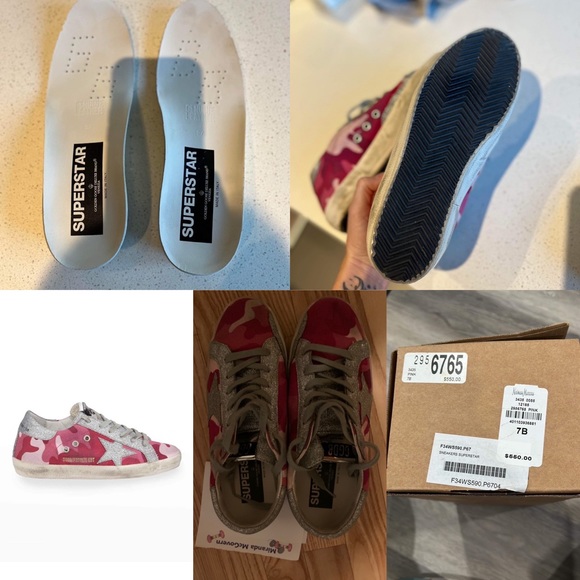 Golden Goose Superstar camo shoes size 37 box and dustbag EUC - Picture 11 of 12